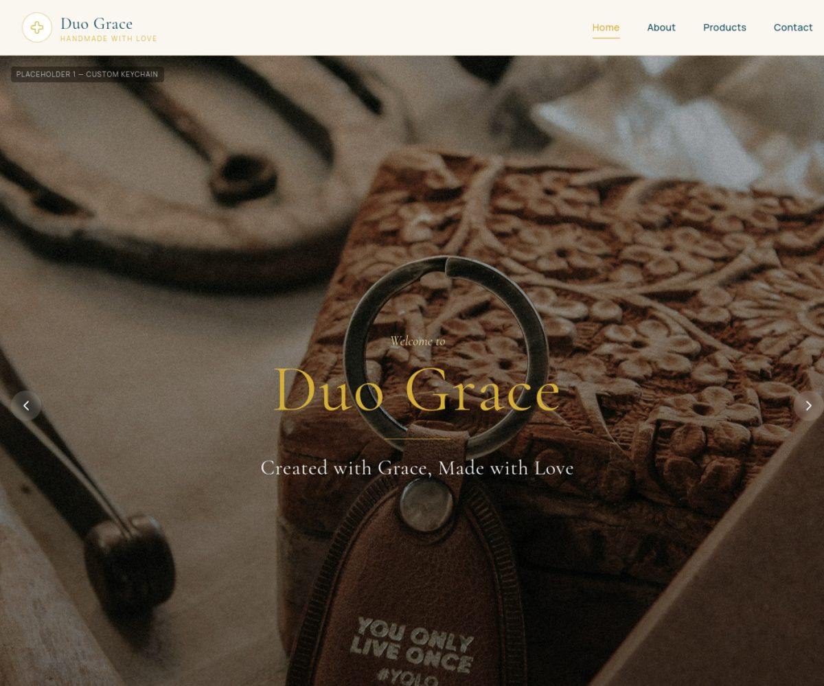 Duo Grace website preview